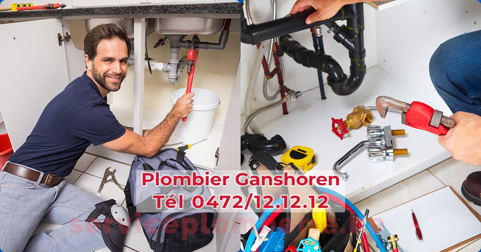 Plombier Ganshoren Agréé Professionnel Service Plomberie Tél 0472/12.12.12