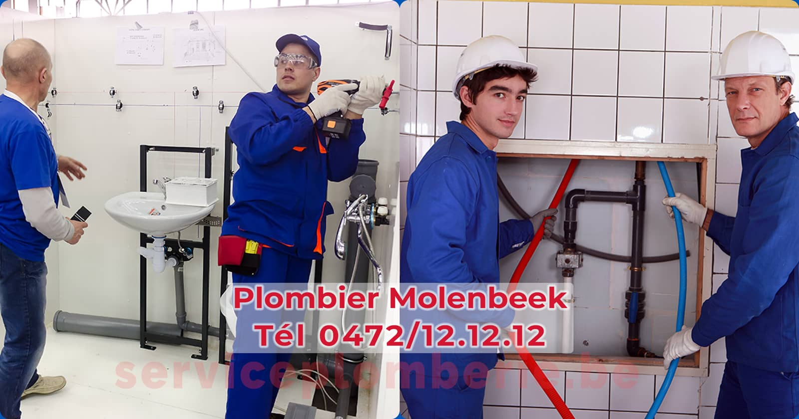 Plombier Molenbeek Agréé Professionnel Service Plomberie Tél 0472/12.12.12