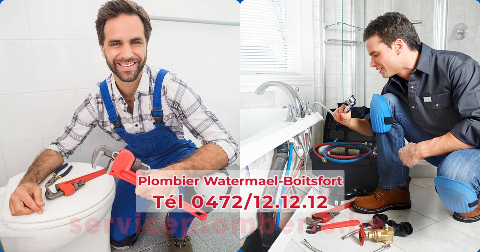 Plombier Watermael-Boitsfort Agréé Professionnel Service Plomberie Tél 0472/12.12.12